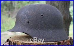 Original German WW2 M40 SS helmet with stahlhelm Casco Elmo Kask helmet 66 size