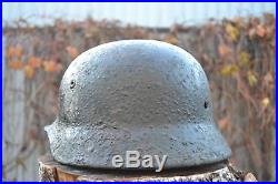 Original German WW2 helmet M40 64sniper casque stahlhelm casco elmo kranos
