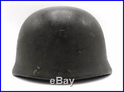 Original German WWII FJ M38 Helmet Vet Bringback w Inscription WW2 Captured