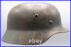 Original German WWII M35 Re-Issued Helmet WW2