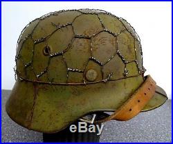 Original German WW 2 Camo Helmet