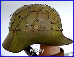 Original German WW 2 Camo Helmet
