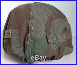Original German WW 2 Camouflage Elite Helmet Cover Field Production