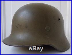 Original German WW 2 M40 Helmet Tropical Camo Africa Corps
