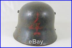Original German WW 2 Red Cross Helmet marked