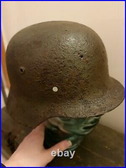 Original Relic WW2 German Army Size 66 SD Heer M40 with lots of paint remaining