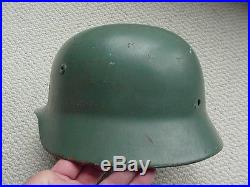 Original WW2 Era M35 German Helmet Shell SE64 Sächsische Emaillier & Stanzwerke