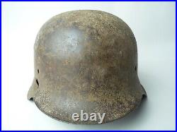 Original WW2 German Army Helmet Relic Lovely condition