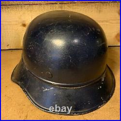 Original WW2 German Army Luftshutz Gladiator Helmet Flak Defence Normandy
