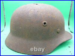 Original WW2 German Army Wehrmacht Relic Helmet Battlefield Relic