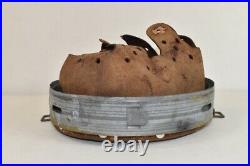Original WW2 German Helmet Liner Steel/Zinc Mid War M40 M42 Dated 1940 64/57