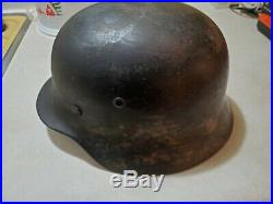 Original WW2 German Helmet M35 ET66 Eisenhüttenwerk Thale / Herz