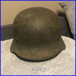 Original WW2 German Helmet M40 Wehrmacht, Stahlhelm Q62 WK2
