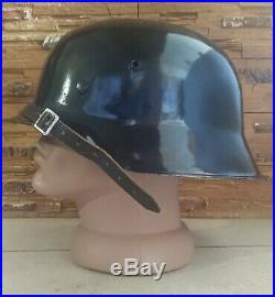 Original WW2 German Helmet M42 (M35, M40) Big saze 68 battlefields