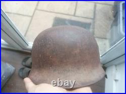Original WW2 German / Hungarian army helmet m35/ 38