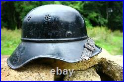 Original WW2 German Luftschutz'Gladiator' helmet