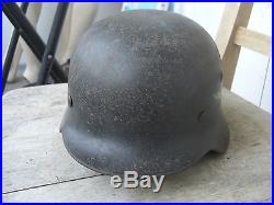 Original WW2 German M40 LW steel helmet