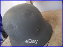 Original WW2 German M40 SD steel helmet