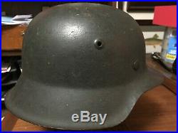 Original WW2 German M42 Helmet Finnish Import Used in Continuation War