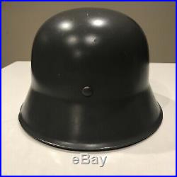 Original WW2 German M 1942 Combat Helmet Post War Refurbished Large Size