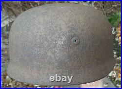 Original WW2 German Paratrooper M38 Helmet Normandy Relic