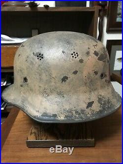 Original WW2 German Red Cross Helmet