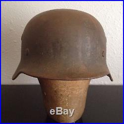 Original WW2 German Steel Combat Helmet Q66 S3428