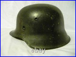 Original WW2 M42 German Steel Combat Helmet WWII