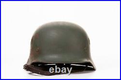 Original WW2 NS66 marked german restored M35 army helmet chinstrap liner WWII