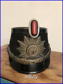 Original WW2 Shako German Berlin Police Helmet Excellent