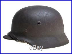 Original WW2 german M40 Q64 helmet casque, stahlhelm, elmetto