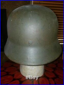 Original WWII WW2 German Helmet Army Dark Grey Wehrmacht