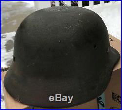 Original WWII WW2 German Helmet M40 Camo
