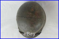 Original World War 2 German M40 Helmet Q66'19. H' Wired