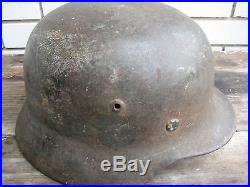 Original m 35ww-2 double decal german helmet