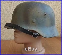 Original nice german helmet M35 size ET66 have a number WW2