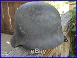 Original nice german helmet M42 size EF64 have a number WW2