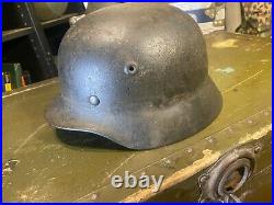 Original ww2 German helmet Q64 Quist size 64 with partial liner