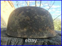 Para helmet battle damaged complete helmet helm ww2 german paratroopers intouche