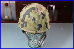 Post WW2 West German Bundeswehr M1 Helmet FJ Paratrooper Jump Helmet RARE COVER