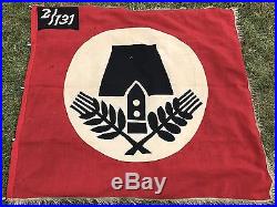 RAD Flag Ww2 German Pre War Banner WWII Original Nsdap Army Helmet