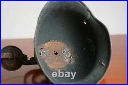 RARE 14 WW2 German Helmet Trench Art Candle stick holder 1943