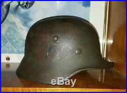 Rare Ww2 German Elite Forces Single Decal M40 Helmet Quist Q64