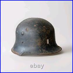 RARE WW2 German Helmet M34 Original Paint Military WWII Balkan Found