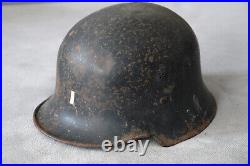 RARE WW2 German Helmet M34 Original Paint Military WWII Balkan Found