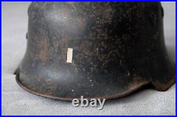 RARE WW2 German Helmet M34 Original Paint Military WWII Balkan Found