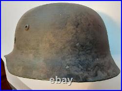 REPRO German Helmet WW2 Normandie Pattern Camo M1935 helmet SHELL SE68