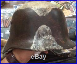 Rare Beautiful German WW2 Helmet M-38 (M-40) w. Certificate of Originality