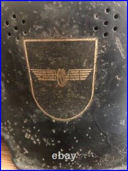 Rare German WW2 Helmet Bahnschutzpolizei