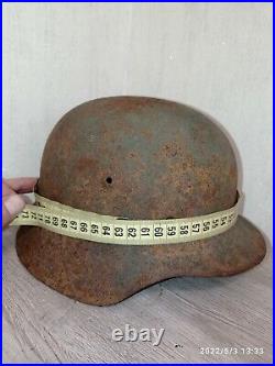 Rare German helmet M35 WW2 Combat helmet M 35 WWII very rare size 60